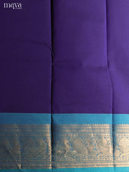 Violet & Blue-chettinad top & dupatta combo