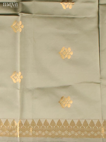 MDH26020-semi softsilk salwar Unstitch