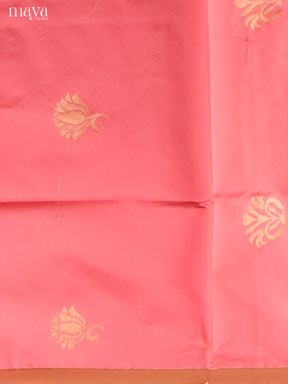 MDH26025-semi softsilk salwar Unstitch