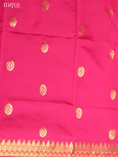 MDH26042-semi softsilk salwar Unstitch