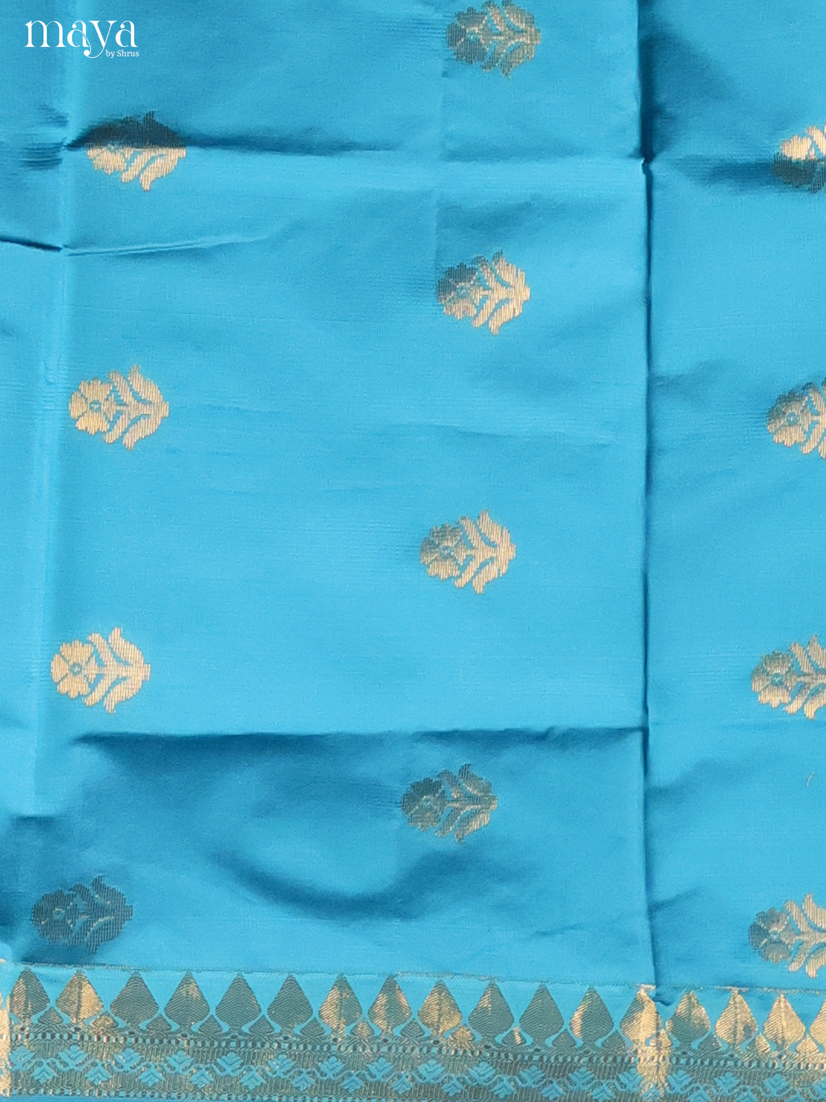 MDH26057-semi softsilk salwar Unstitch