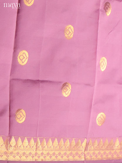 MDH26066-semi softsilk salwar Unstitch