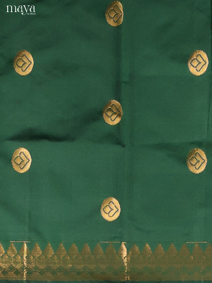 MDH26100-semi softsilk salwar Unstitch