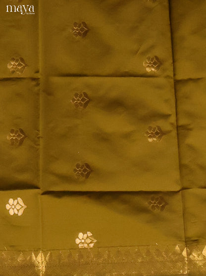 MDH26117-semi softsilk salwar Unstitch