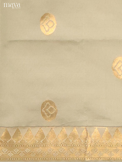 MDH26121-semi softsilk salwar Unstitch