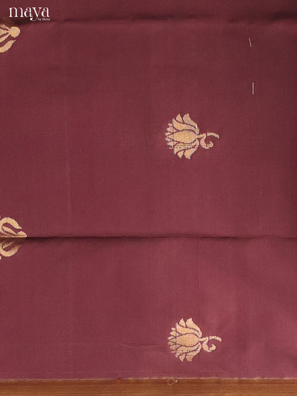 MDH26146-semi softsilk salwar Unstitch