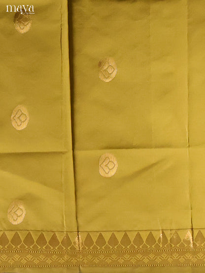 MDH26155-semi softsilk salwar Unstitch