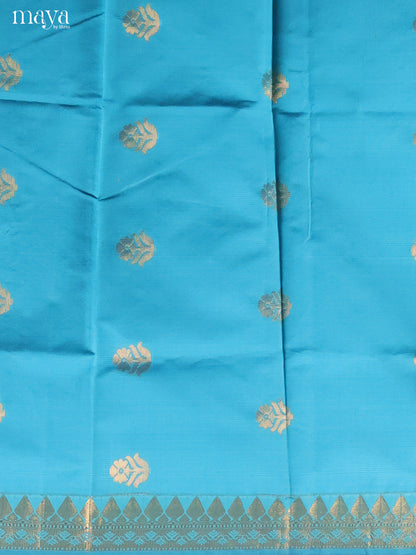 MDH26160-semi softsilk salwar Unstitch