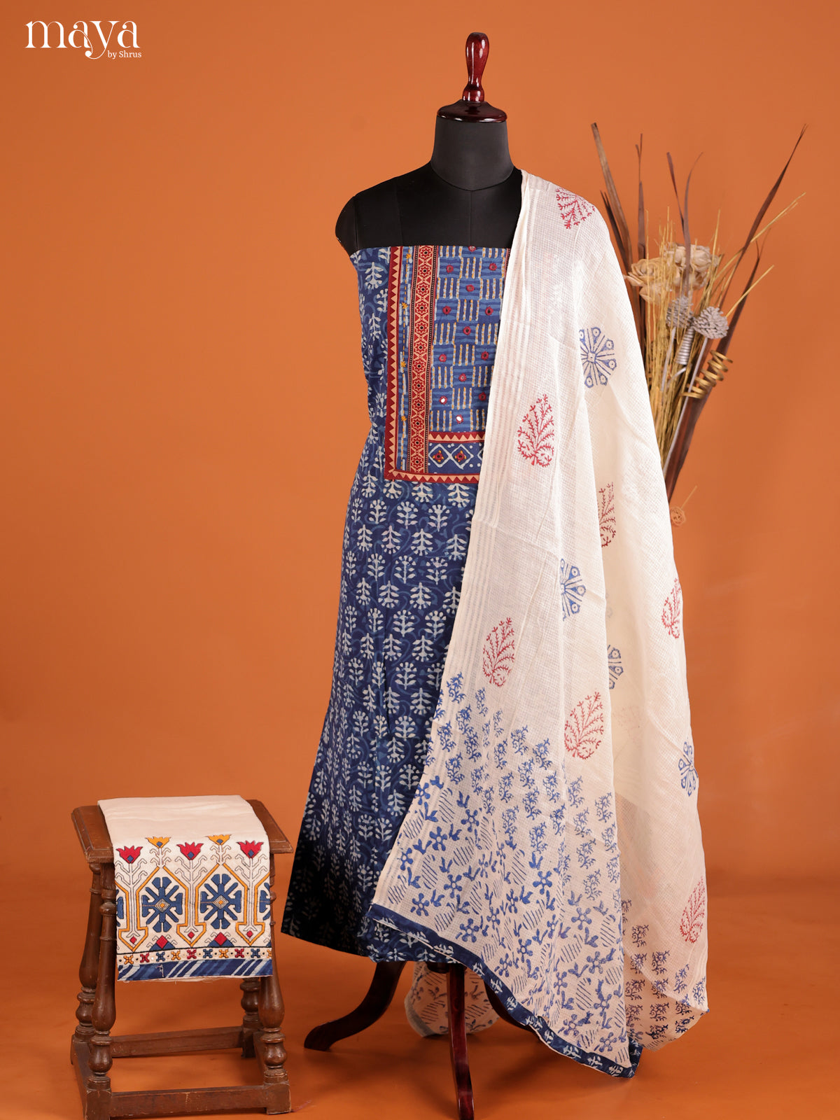 MDI02024-Ajrakh Salwar Unstitch