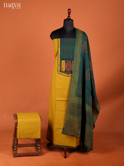 MDI02042-Ajrakh Salwar Unstitch