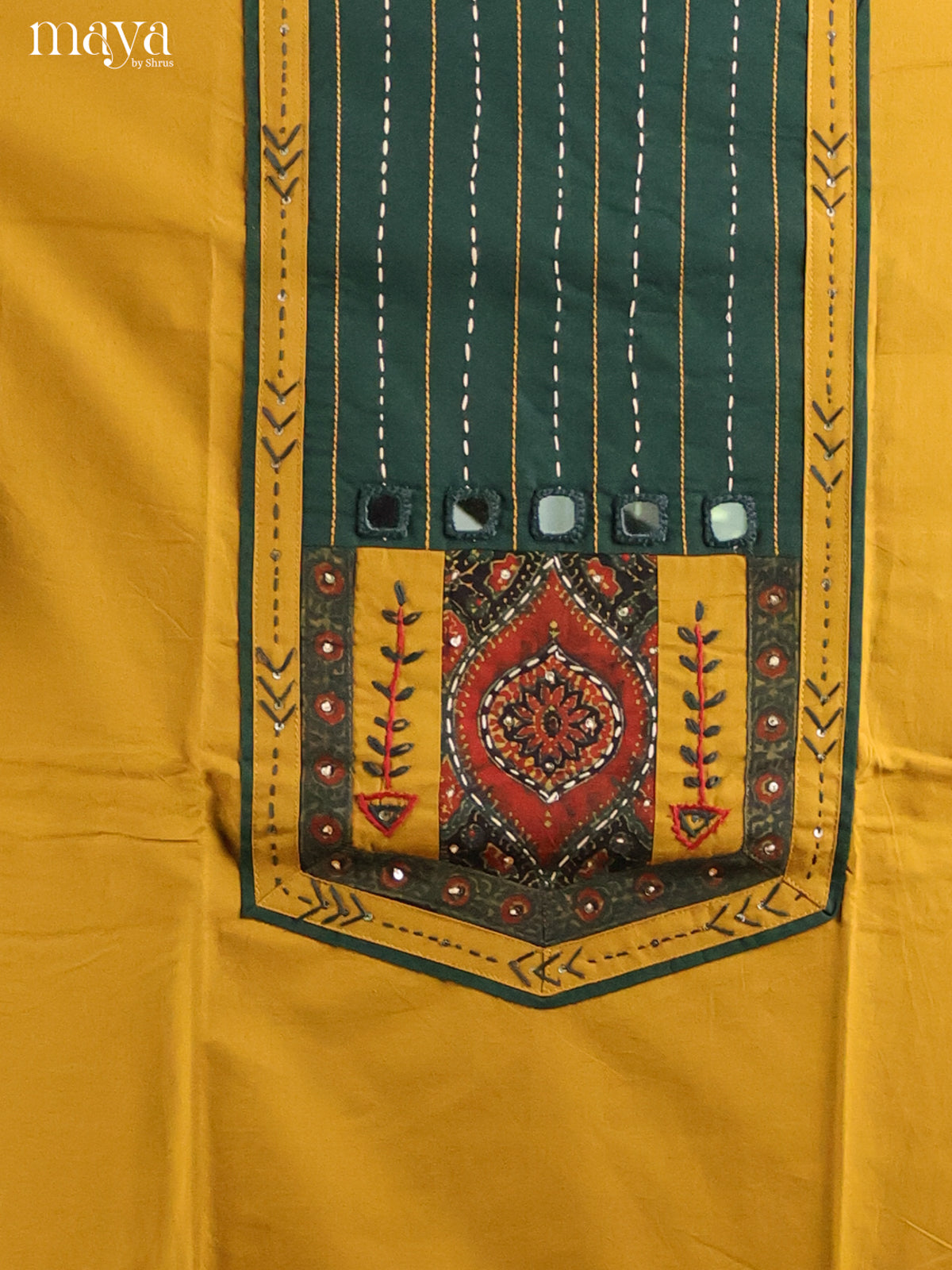 MDI02042-Ajrakh Salwar Unstitch