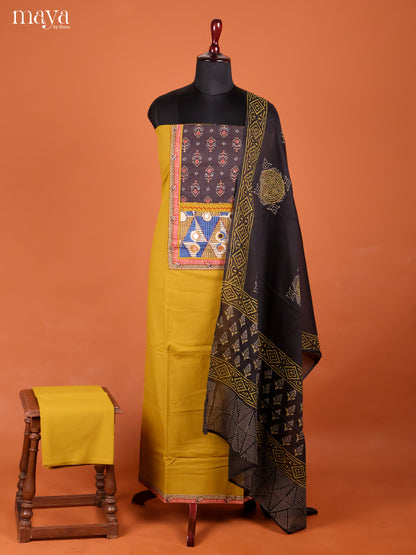 MDI02046-Ajrakh Salwar Unstitch