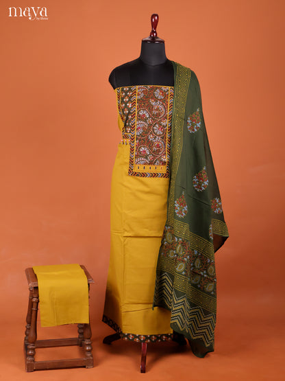 MDI02047-Ajrakh Salwar Unstitch