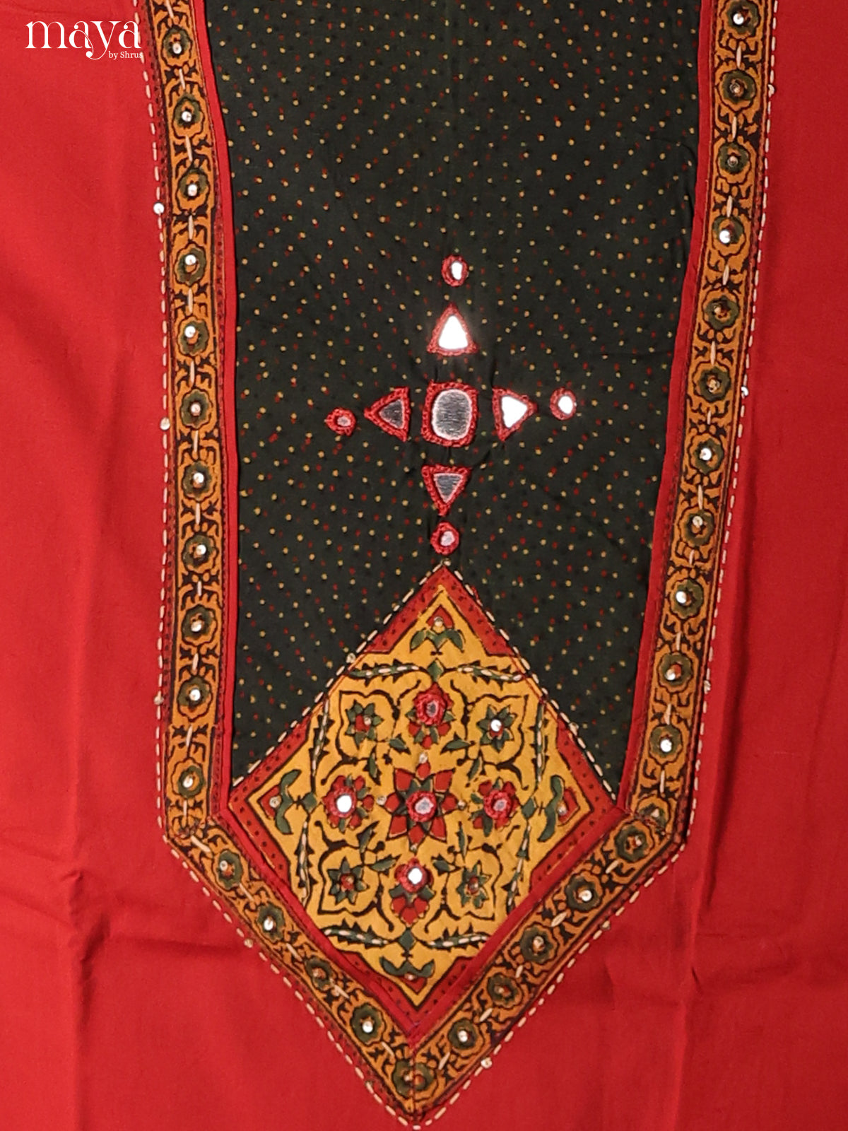 MDI02059-Ajrakh Salwar Unstitch