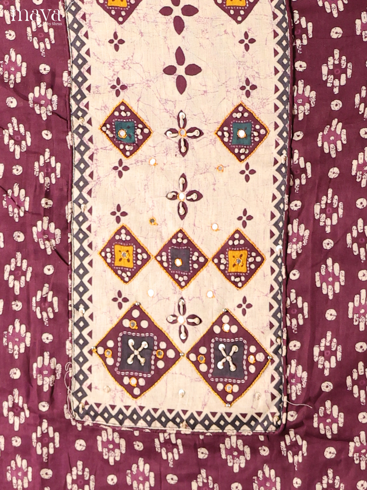 MDI02071-Chanderi salwar Unstitch