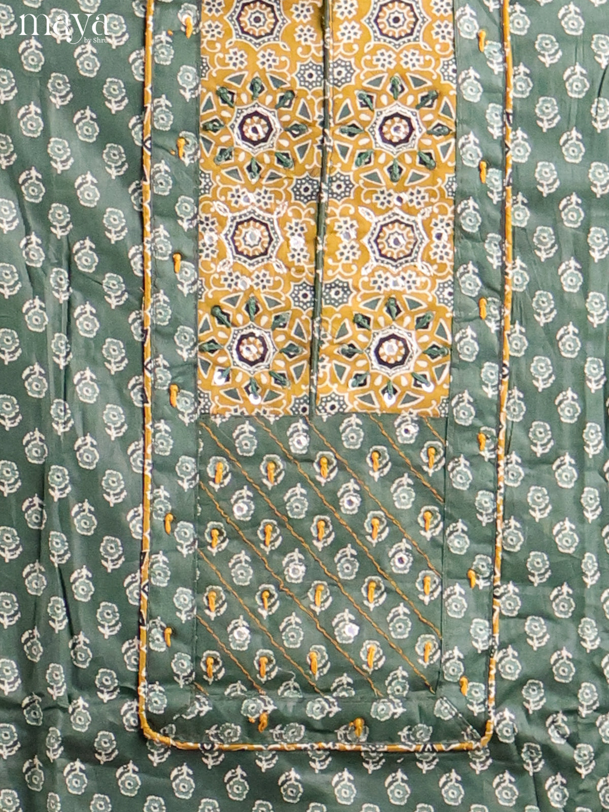 MDI02082-Chanderi salwar Unstitch