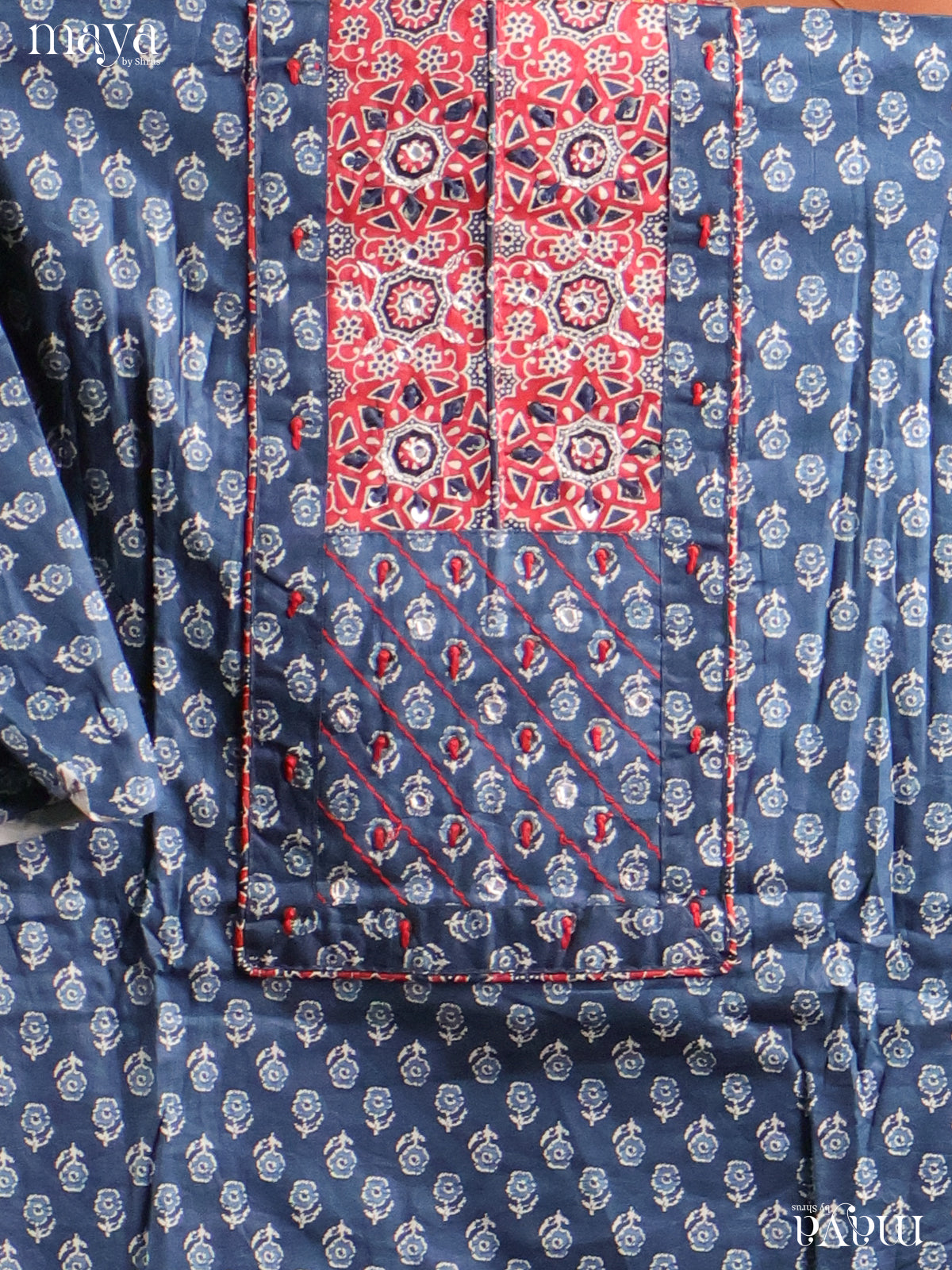 MDI02086-Chanderi salwar Unstitch