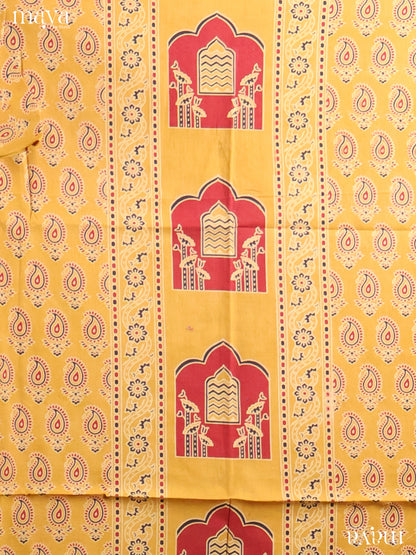 MDI02428-Ajrakh Salwar Unstitch