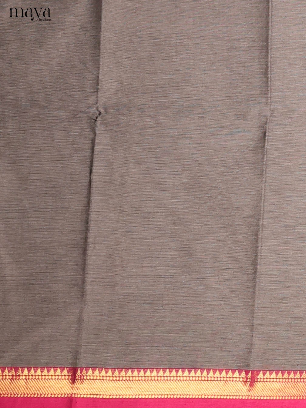 Grey  & Red-chettinad top & dupatta combo