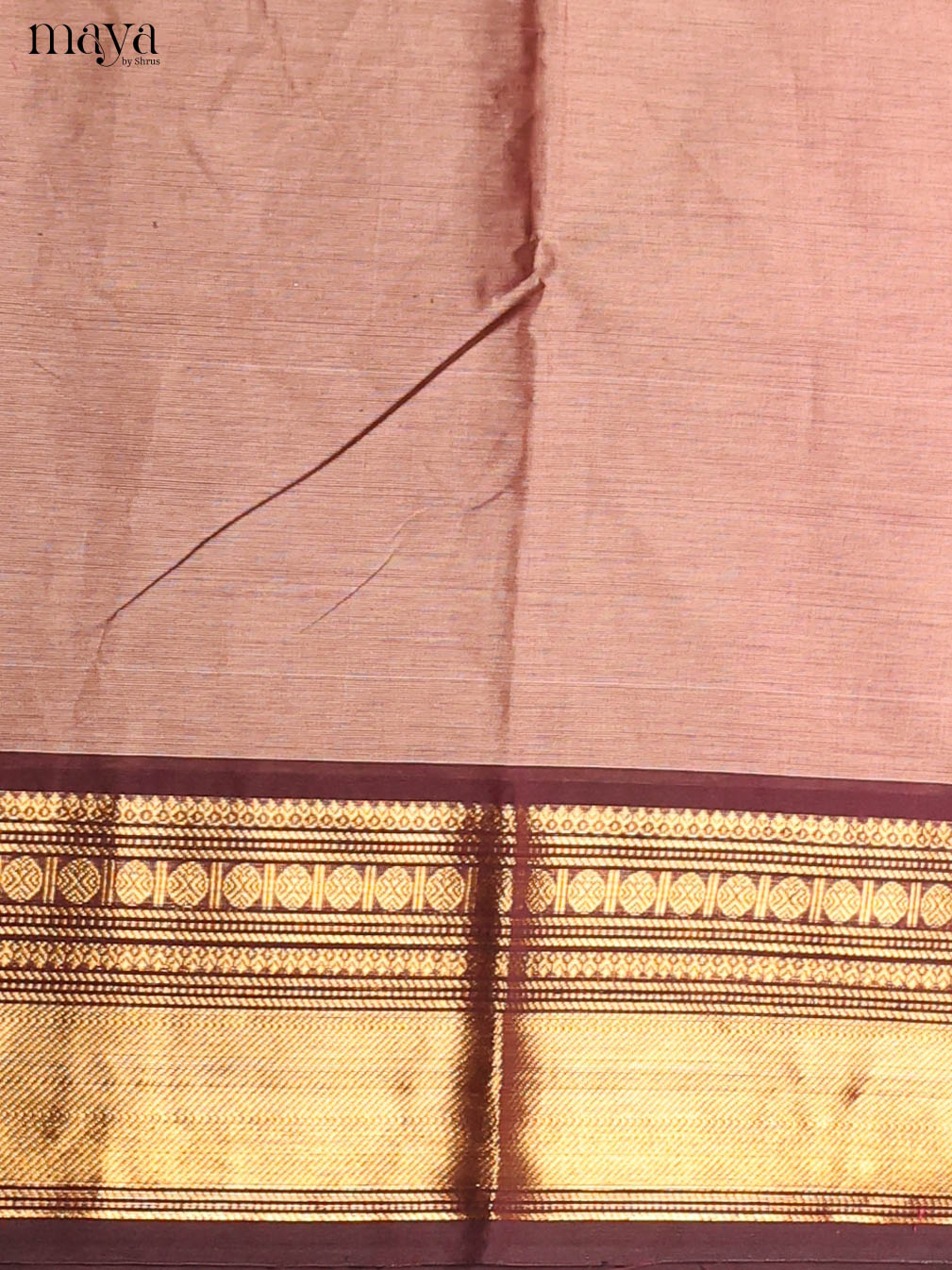 Dusty Brown & Maroon-chettinad top & dupatta combo