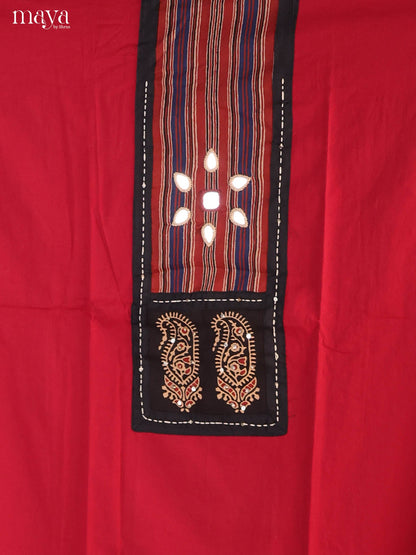 MDJ03015-Ajrakh Salwar Unstitch