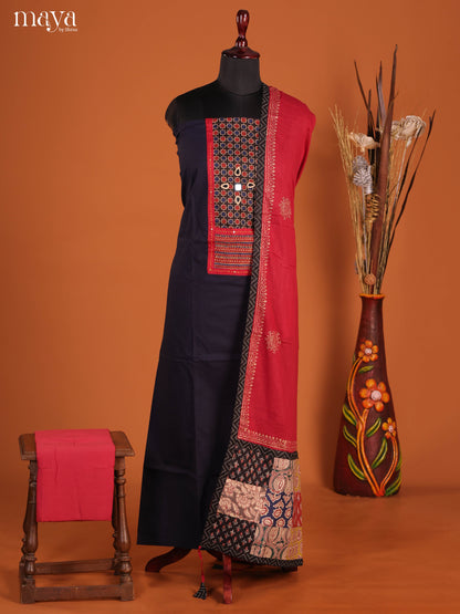 MDJ03016-Ajrakh Salwar Unstitch