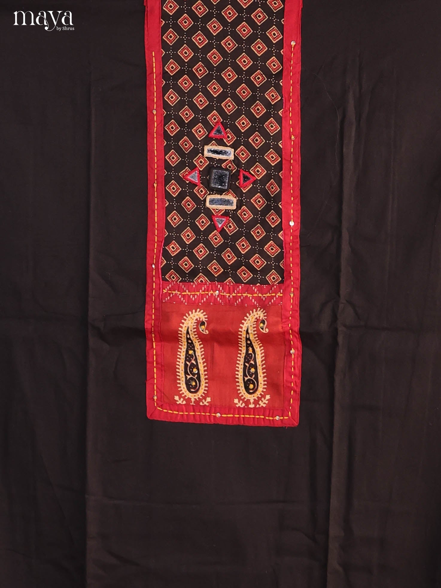 MDJ03021-Ajrakh Salwar Unstitch