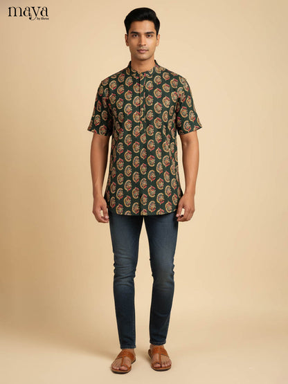 MDJ04016-Readymade Mens Kurta