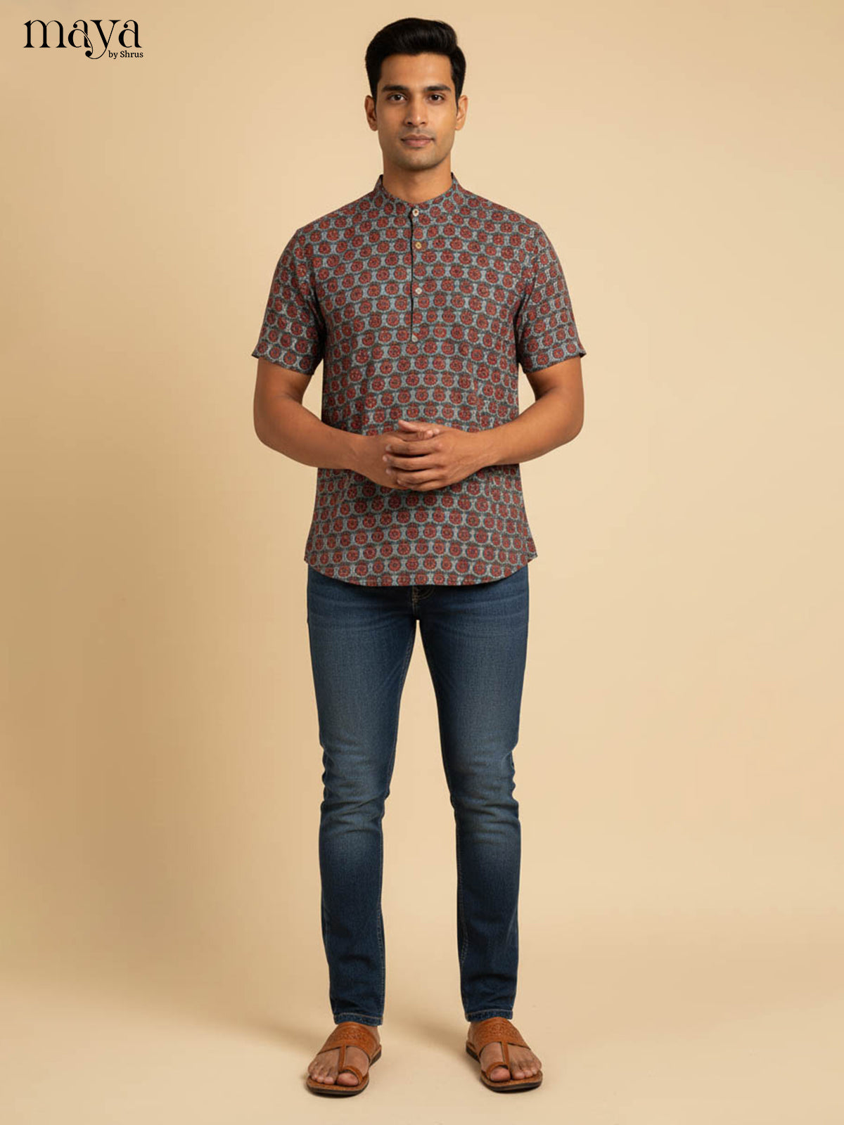 MDJ04021-Readymade Mens Kurta