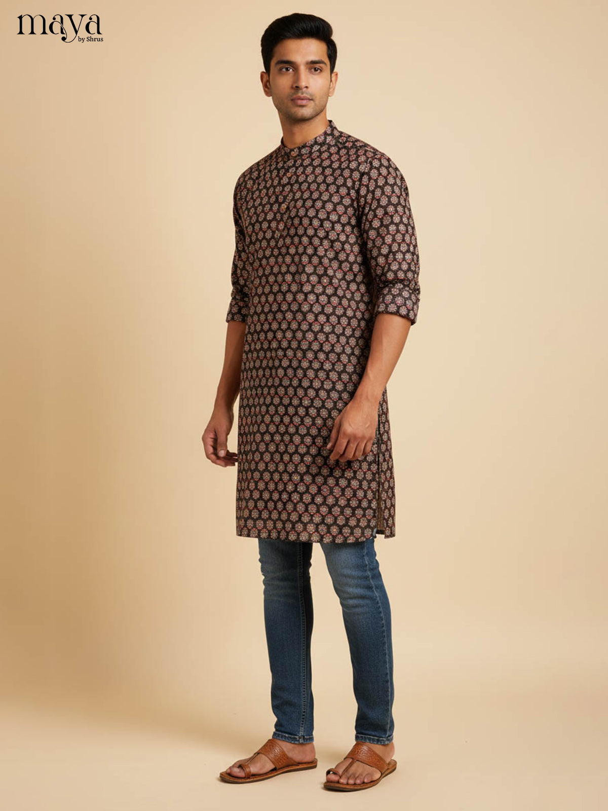 MDJ04027-Readymade Mens Kurta