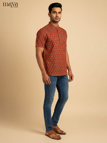 MDJ04028-Readymade Mens Kurta