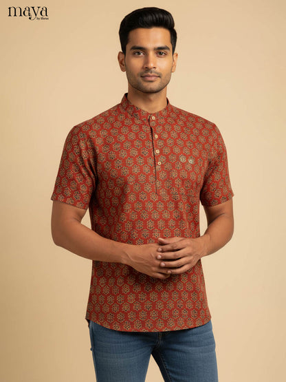 MDJ04028-Readymade Mens Kurta