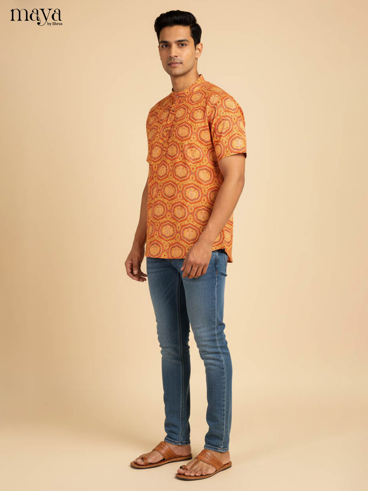 MDJ04036-Readymade Mens Kurta