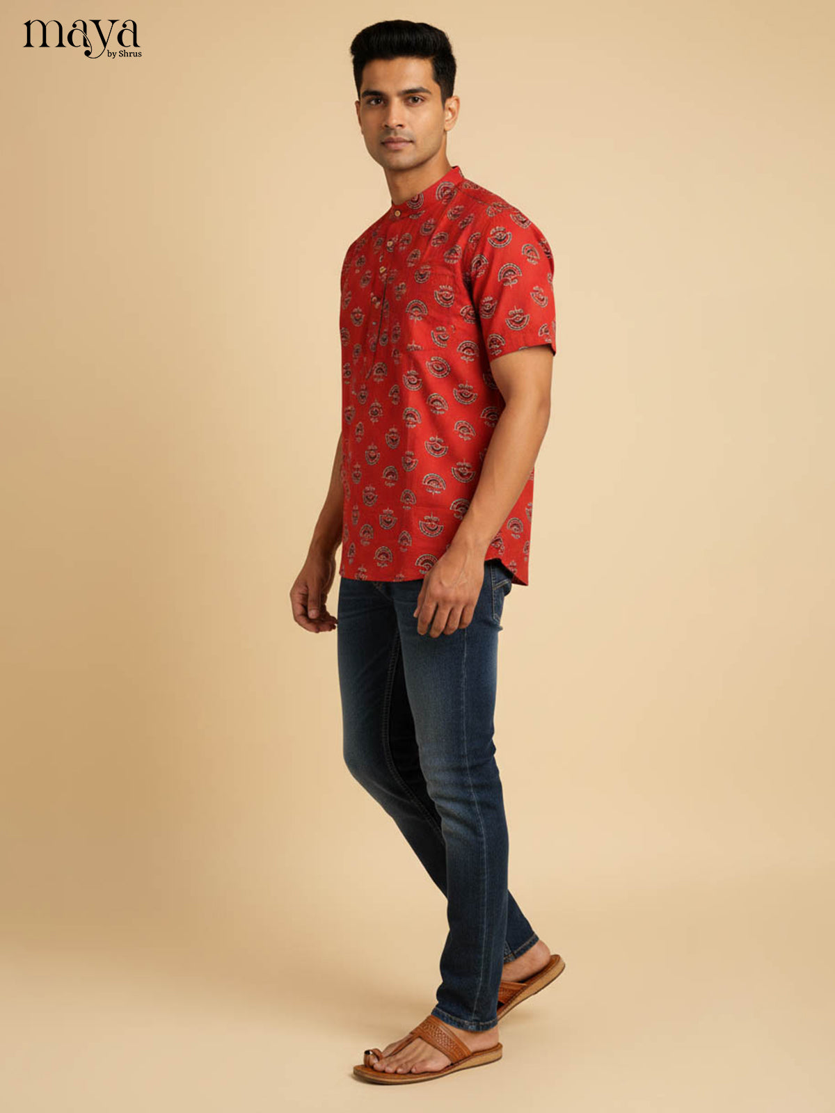 MDJ04037-Readymade Mens Kurta