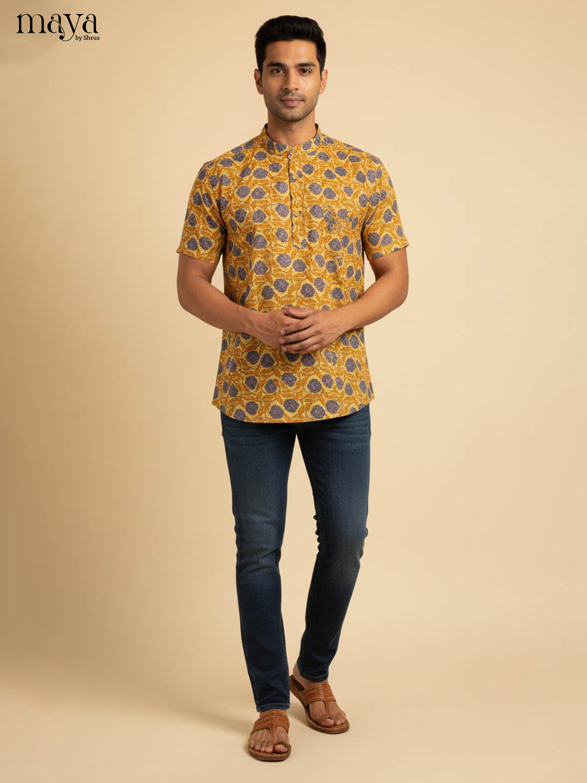 MDJ04039-Readymade Mens Kurta