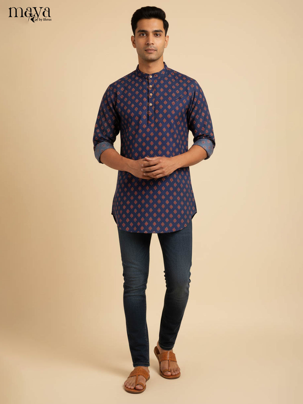 MDJ04050-Readymade Mens Kurta