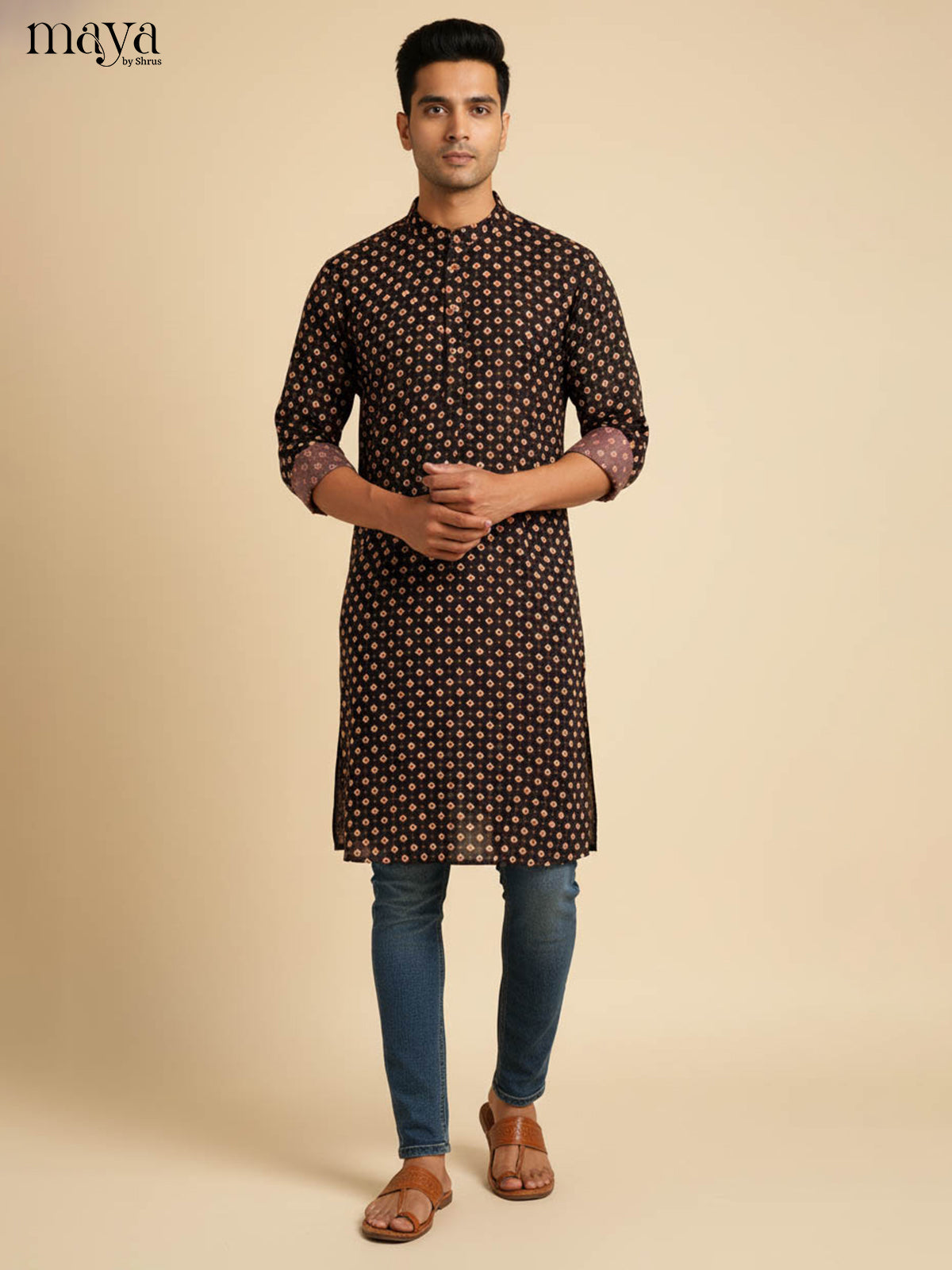 MDJ04052-Readymade Mens Kurta