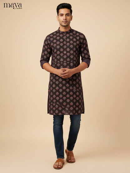 MDJ04054-Readymade Mens Kurta