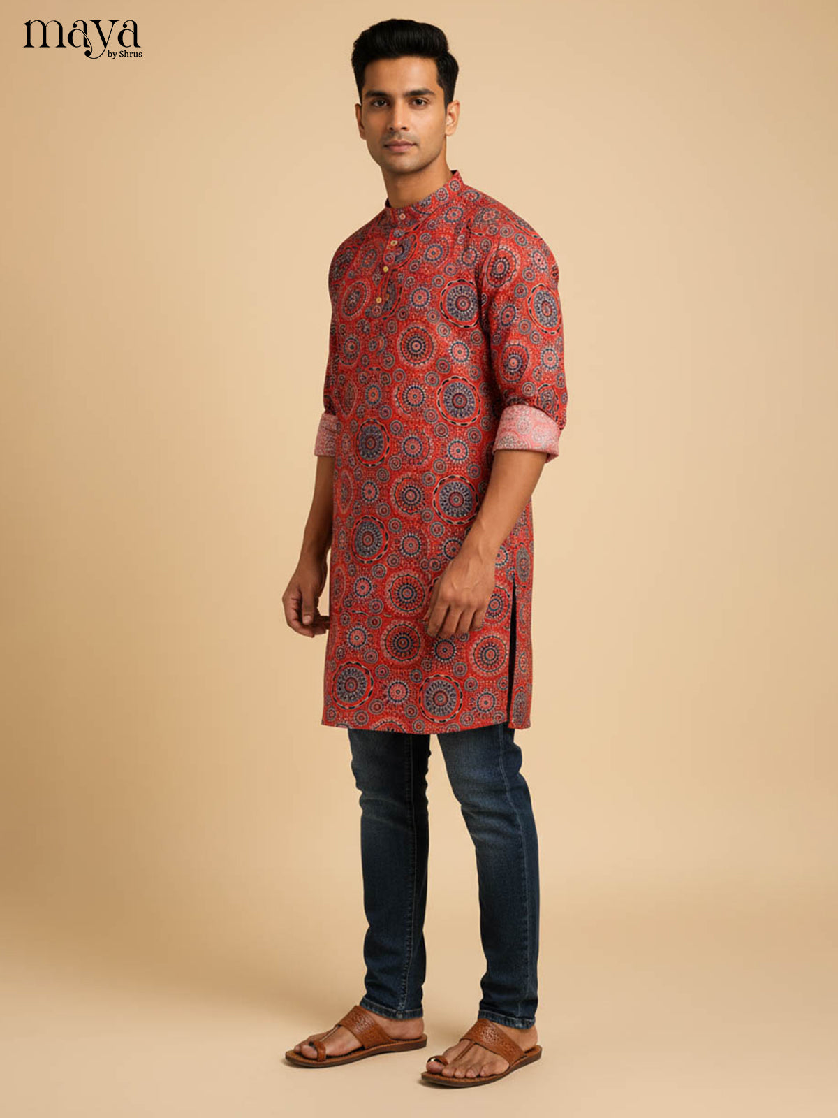 MDJ04058-Readymade Mens Kurta