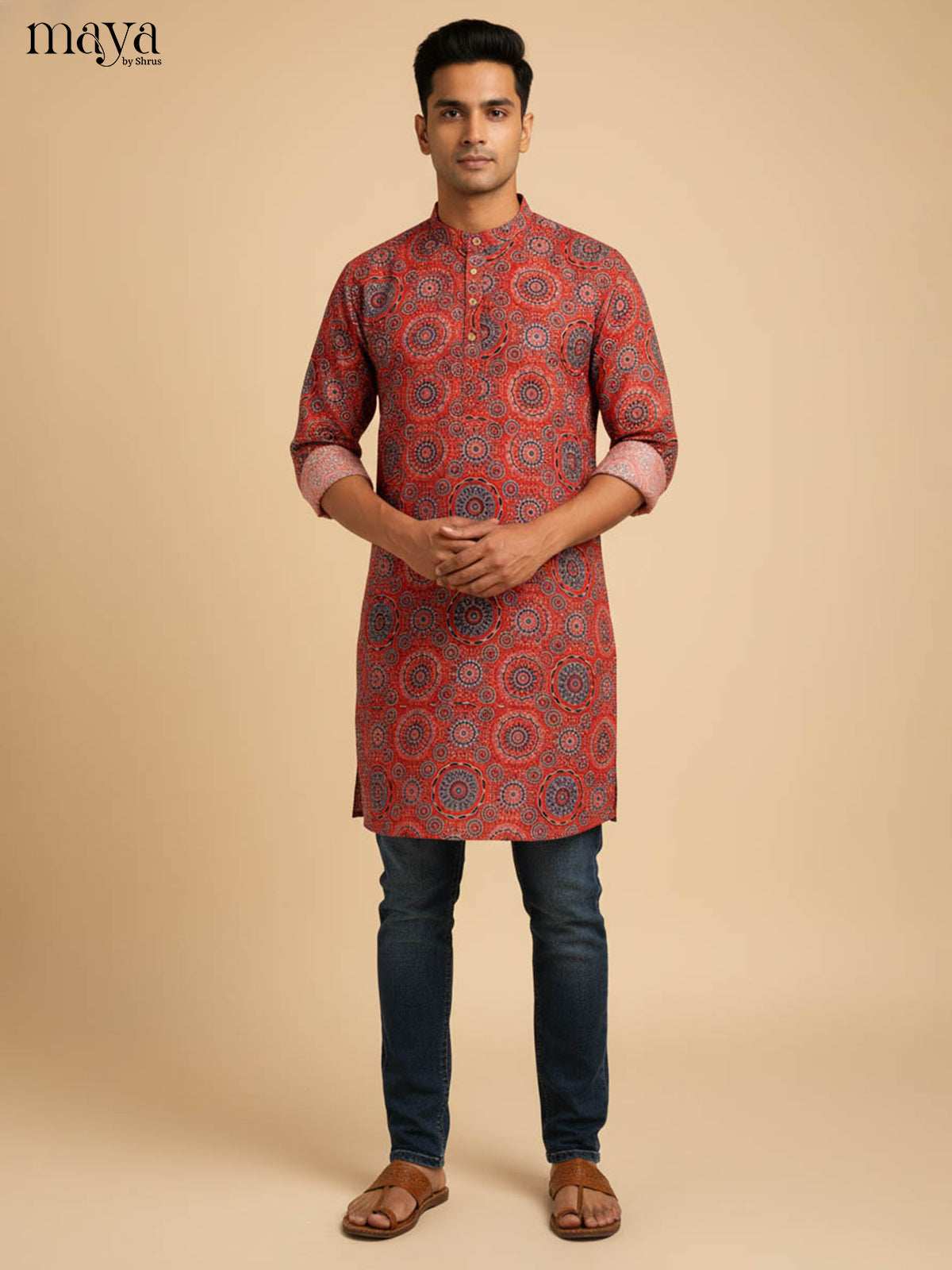 MDJ04058-Readymade Mens Kurta