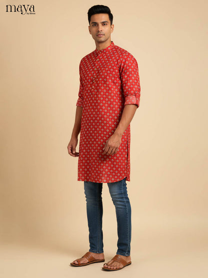 MDJ04059-Readymade Mens Kurta