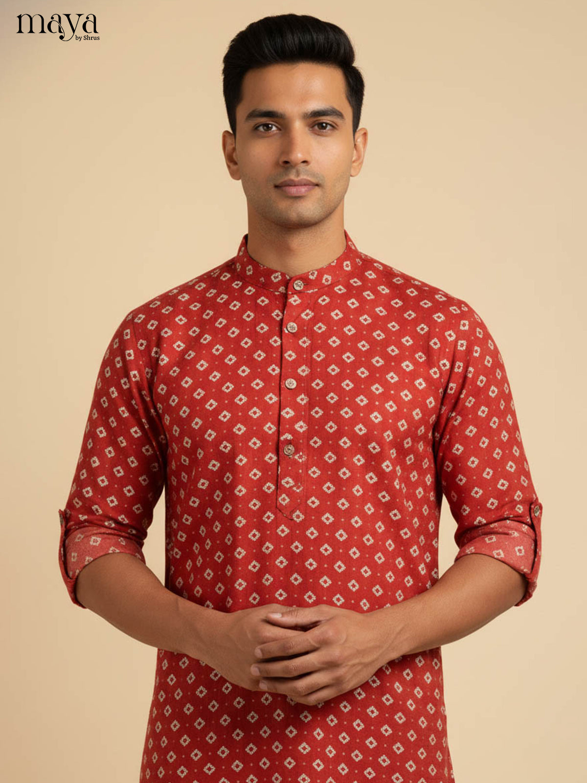 MDJ04059-Readymade Mens Kurta