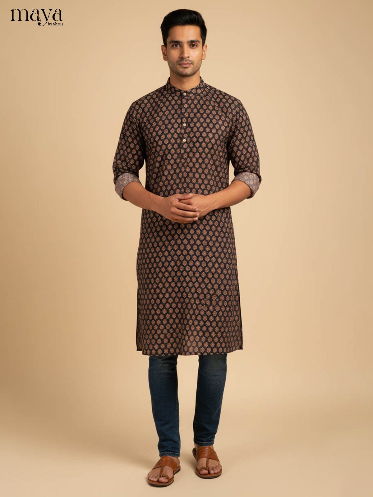 MDJ04063-Readymade Mens Kurta