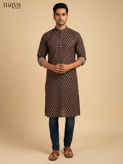 MDJ04063-Readymade Mens Kurta