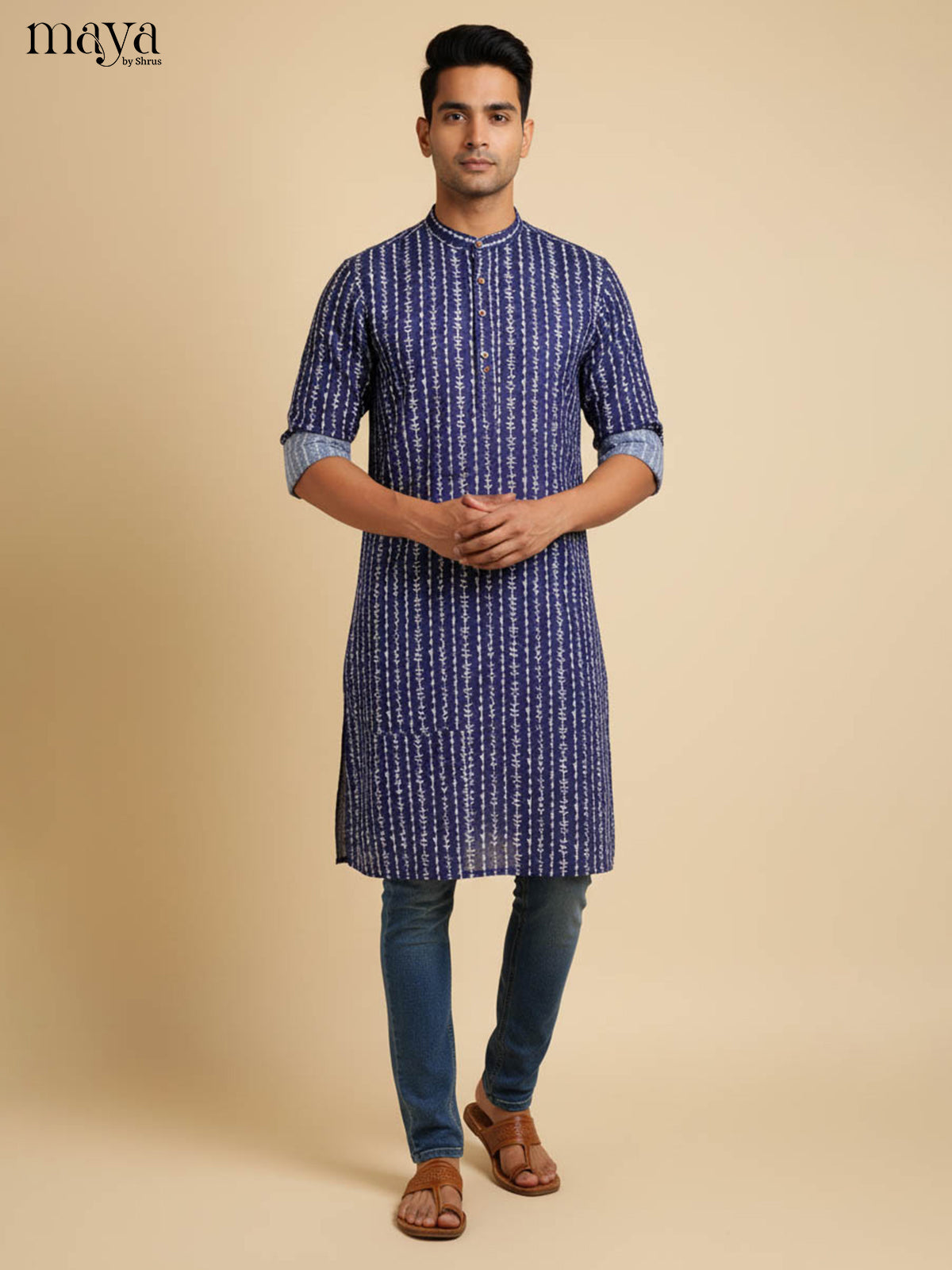 MDJ04066-Readymade Mens Kurta