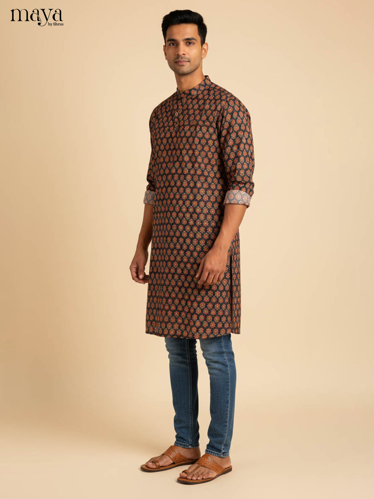 MDJ04067-Readymade Mens Kurta