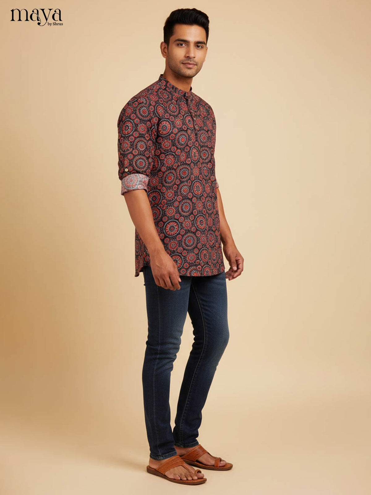 MDJ04069-Readymade Mens Kurta