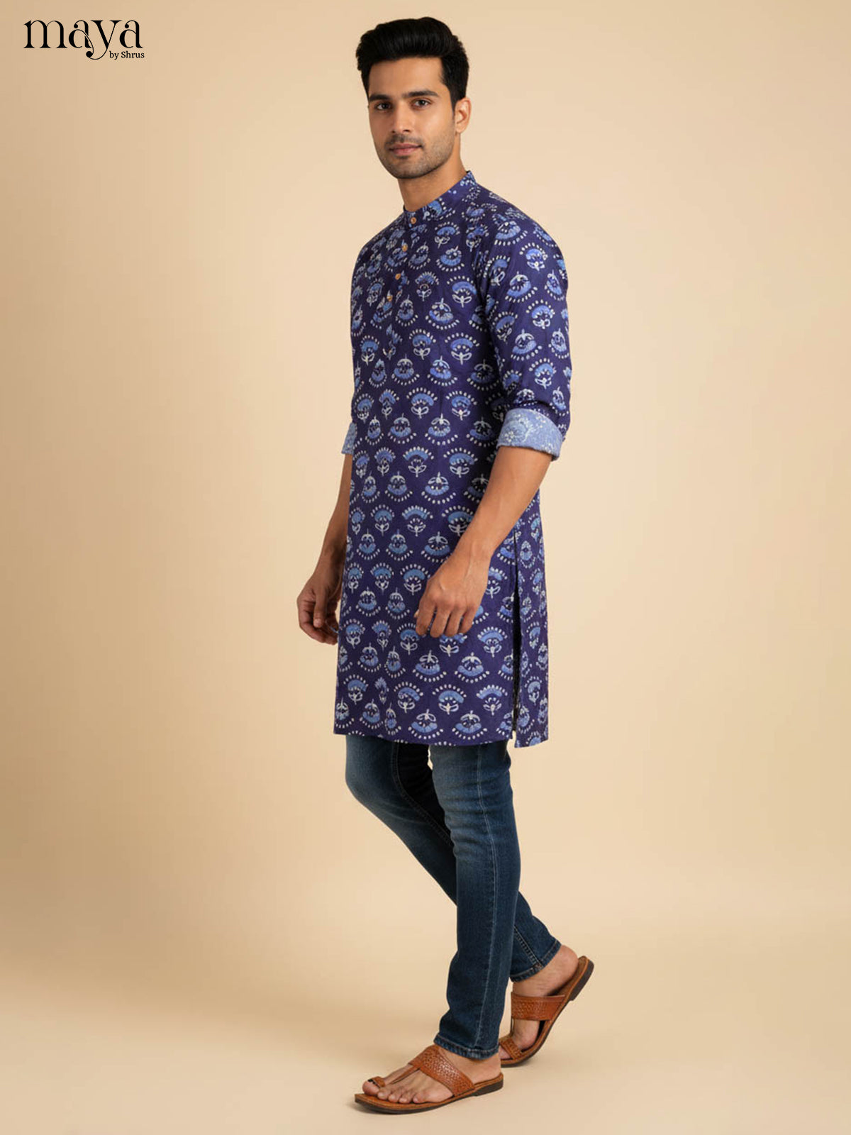 MDJ04074-Readymade Mens Kurta