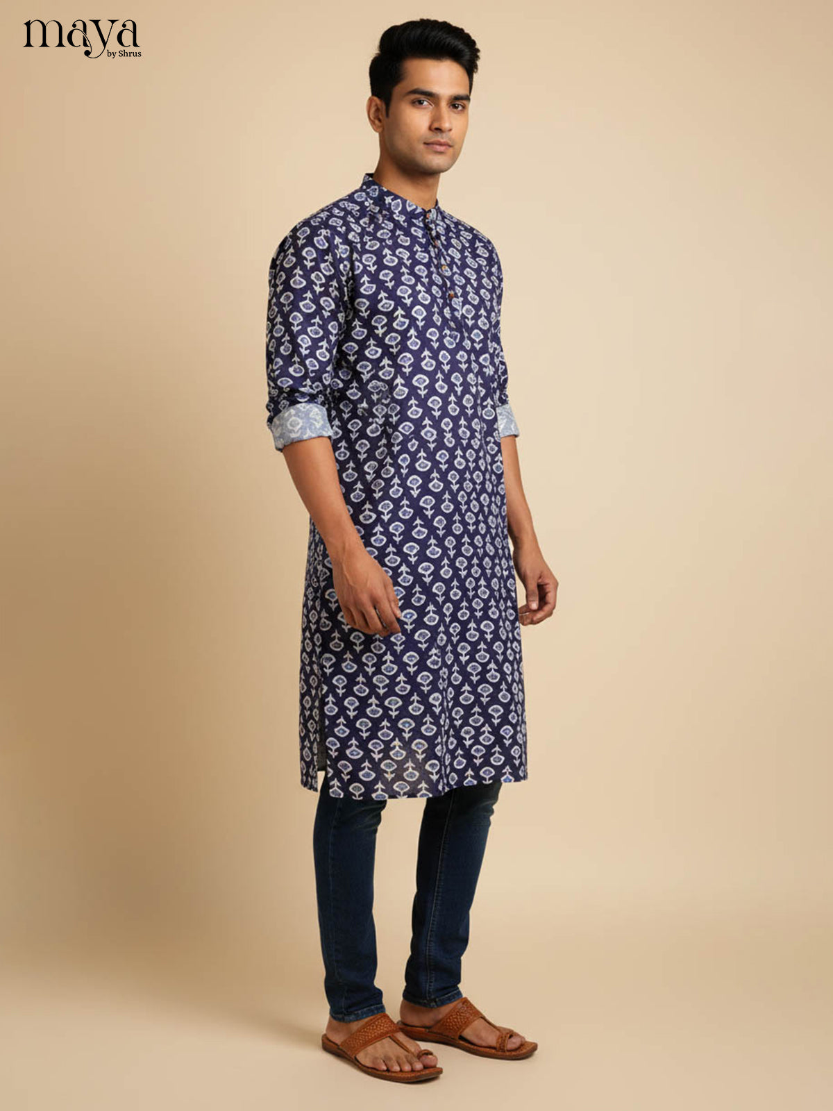 MDJ04076-Readymade Mens Kurta
