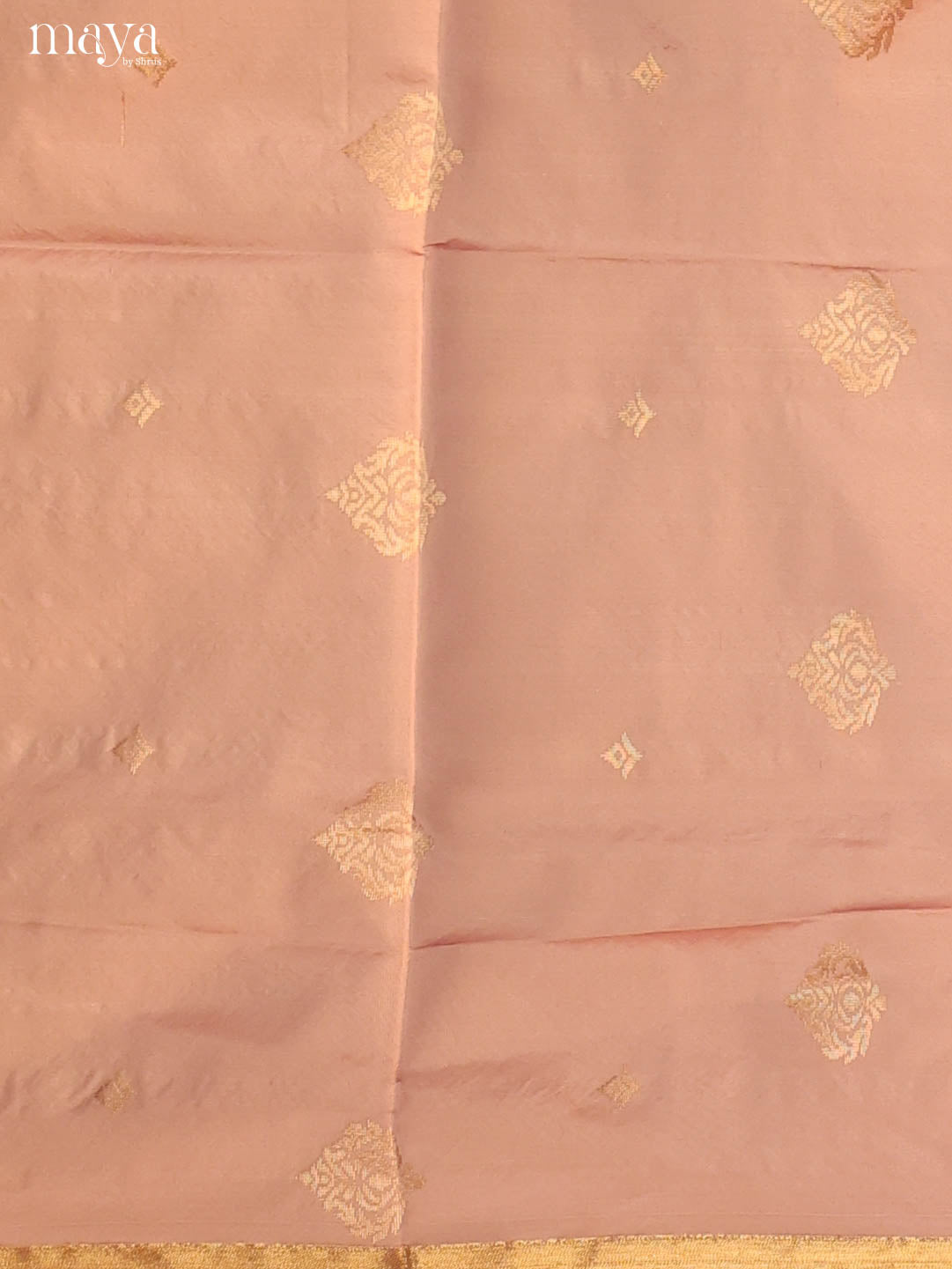 Dusty Pink & Blue -semi softsilk salwar Unstitch